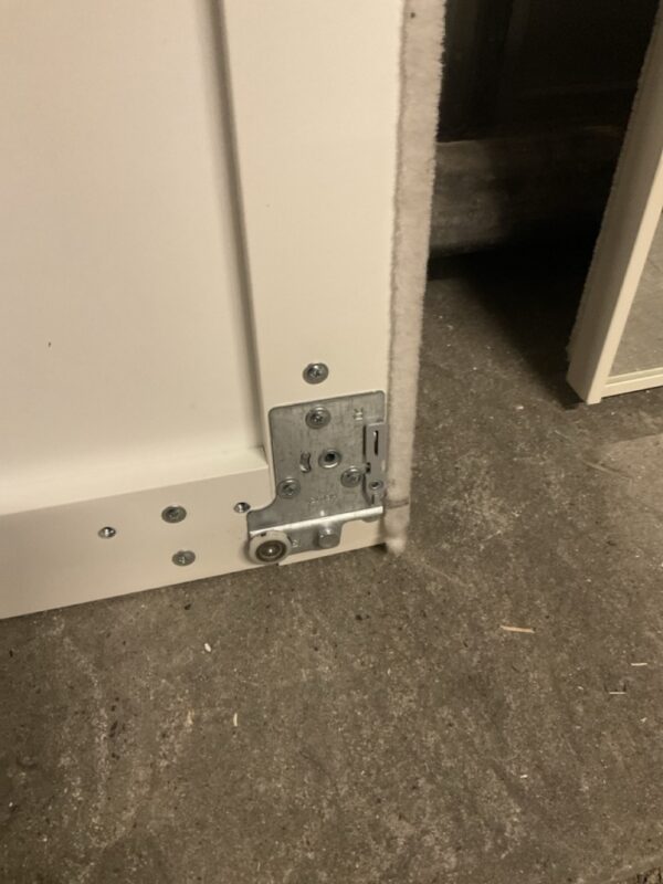 Portes couliisantes lot de deux avec rail – Image 2