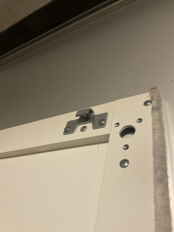 Portes couliisantes lot de deux avec rail – Image 3
