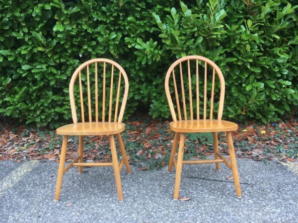 Chaises bois