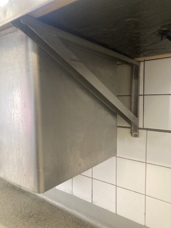 Plan de travail inox suspendu – Image 2