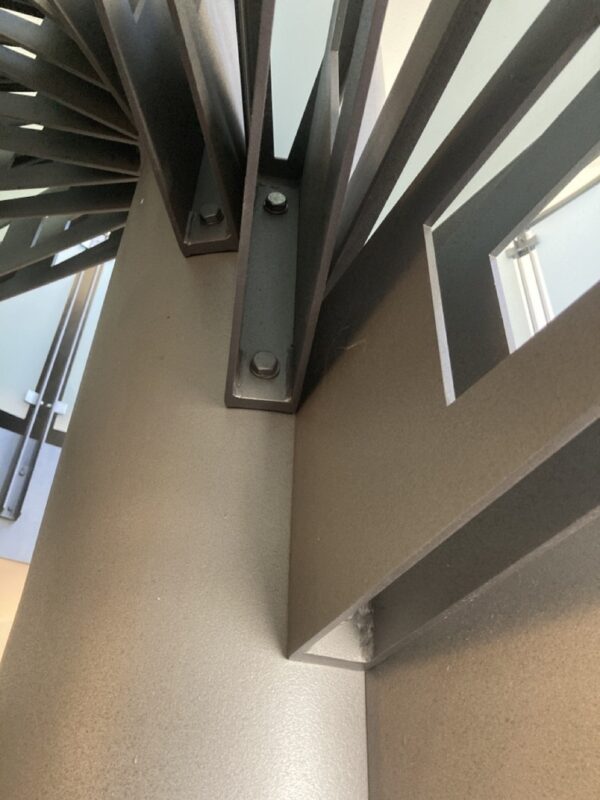 Escalier en colimaçon verre/acier – Image 3
