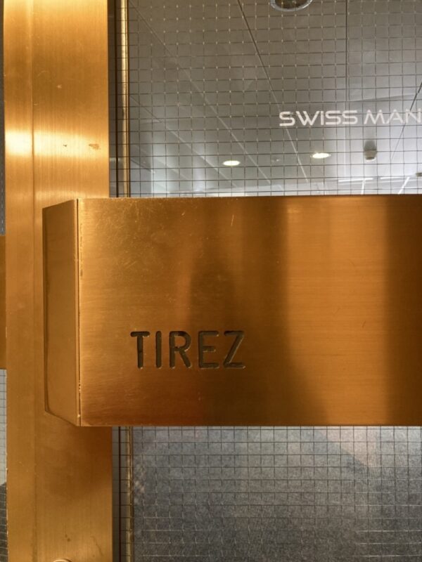 Poignée de porte vintage en aluminium – Image 3