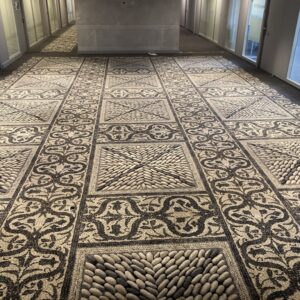 Moquette à motifs
