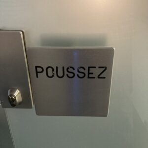 Poignée aluminium