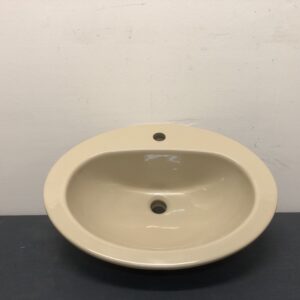 Lavabo oval à encastrer