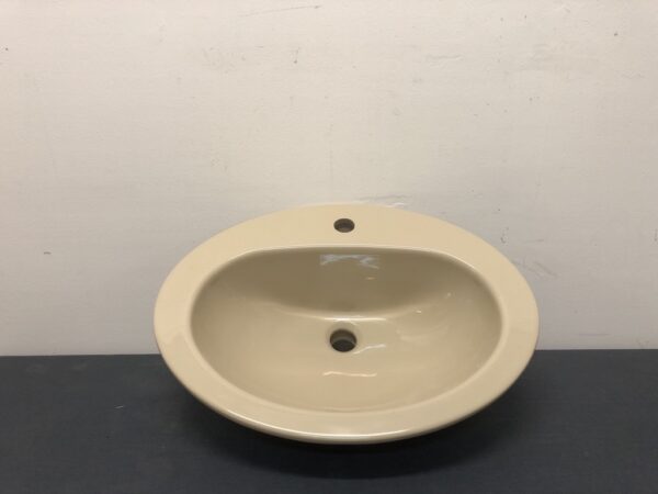 Lavabo oval à encastrer