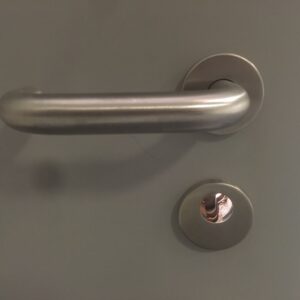 Poignée de porte Glutz ronde serrure ronde