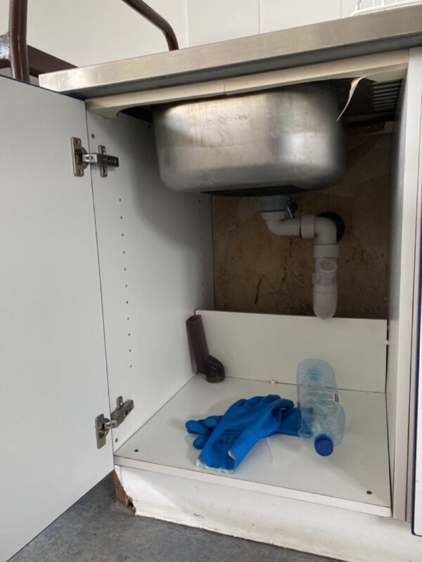 Petit évier de cantine inox – Image 2