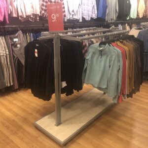 Présentoir cintré modulable