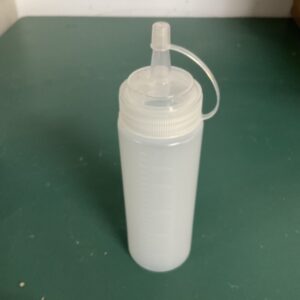 Flacon souple 240ml plastique blanc
