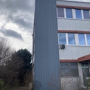Tôle de façade bleu-gris