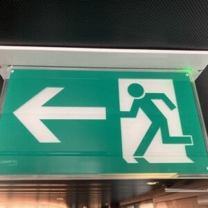 Signalétique sortie de seccours
