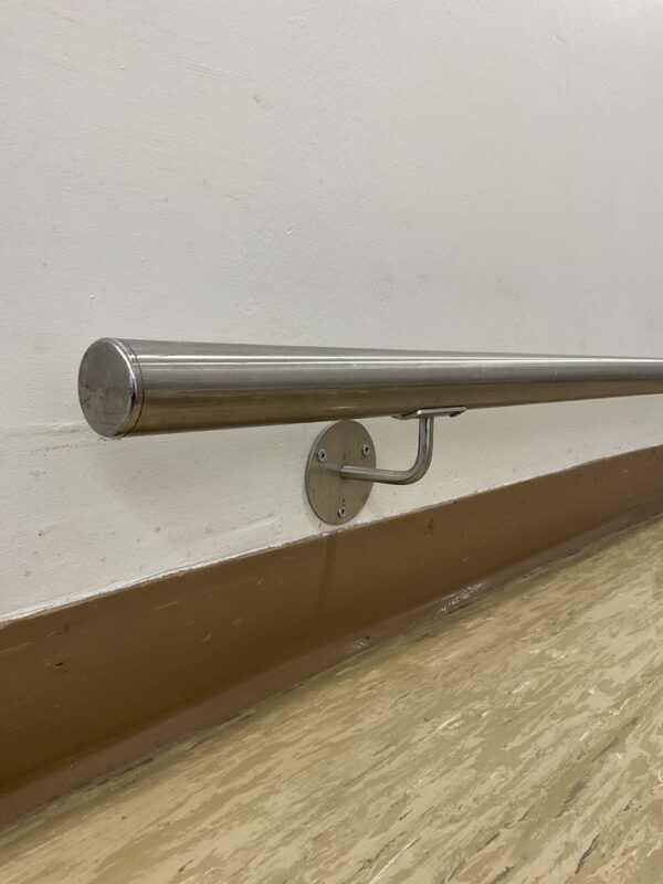 Main courante inox L: 2100 mm Ø 42 mm – Image 2