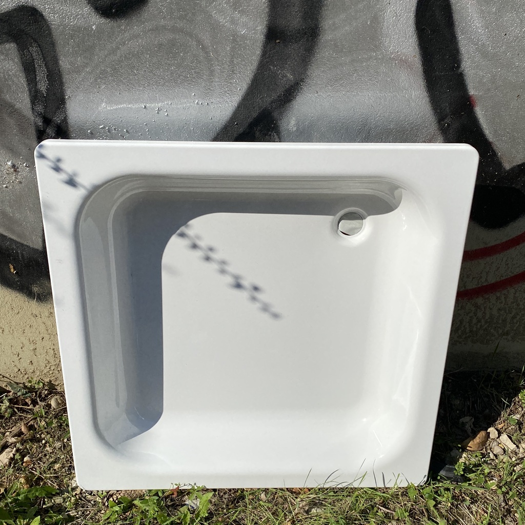 Bac de douche en tôle émaillée – Image 2