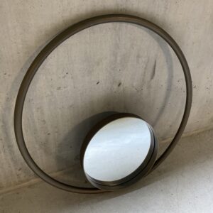 Miroir circulaire laiton