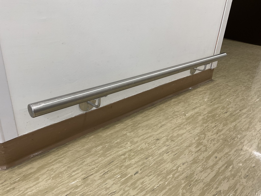 Main courante inox L: 1570 mm Ø 42 mm