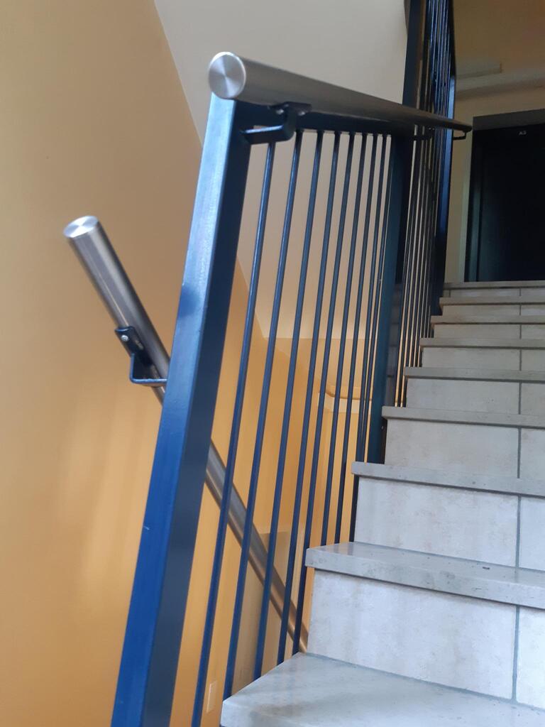 Main courante inox L: 3000 mm Ø 42 mm 
Sans support – Image 3