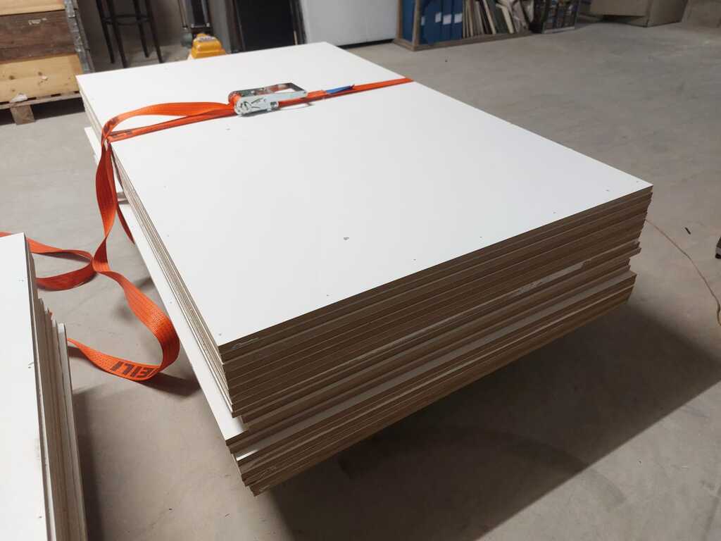Set de 19 Panneaux MDF peint blanc – Image 2