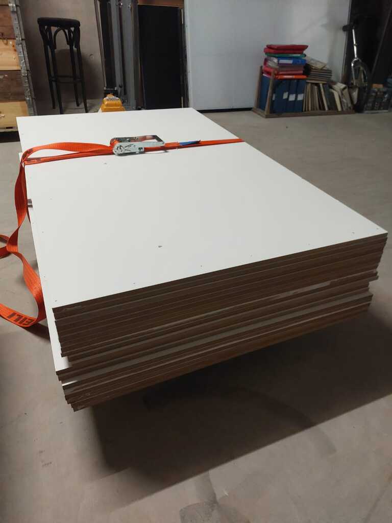 Set de 19 Panneaux MDF peint blanc – Image 3