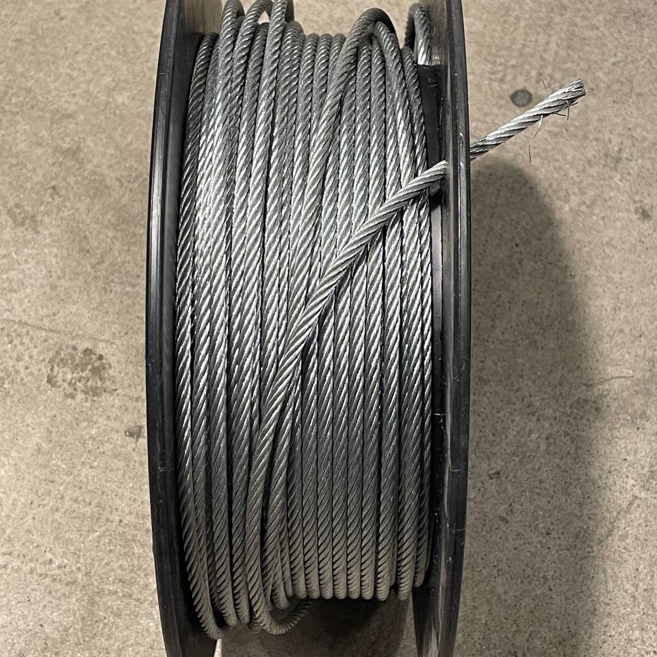 Câble d'acier Ø 5 mm acier galvanisé sur bobine – Image 2