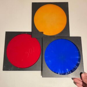 Feuille de Gélatine pour projecteur avec cadre