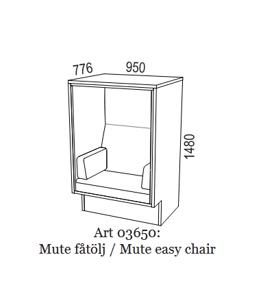 Horreds MUTE ARMCHAIR BLEU KLEIN – Image 3
