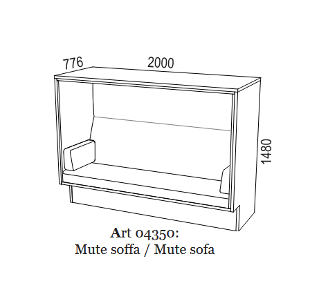 Horreds MUTE SOFA BLEU CLAIR – Image 3
