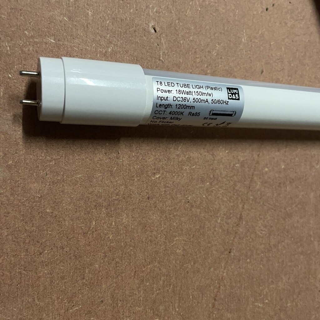 Lot de 25 Tube LED T8 1200mm DC – Image 2