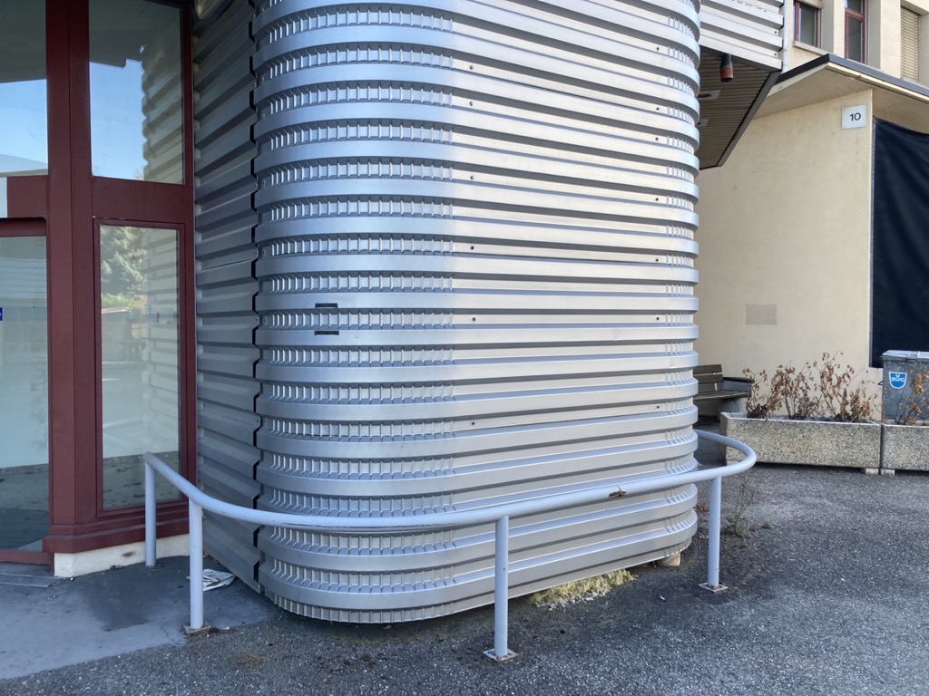 Tôle de facade acier peinte