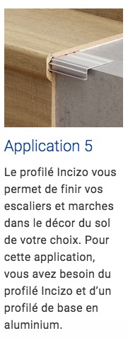 Profilé Incizo: 1 profilé, 5 applications – Image 2