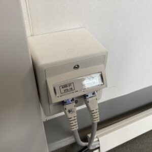 Prise ethernet double en applique