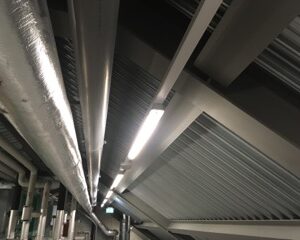 Luminaire à encastrer sur rail tube LED