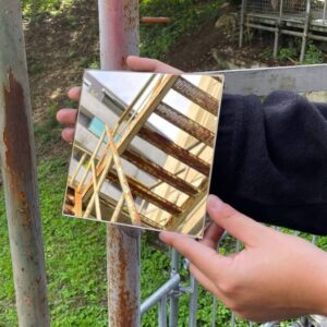 Miroir carré sans cadre