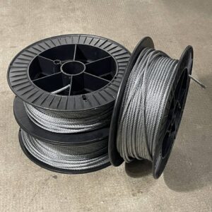 Câble d'acier Ø 5 mm acier galvanisé sur bobine