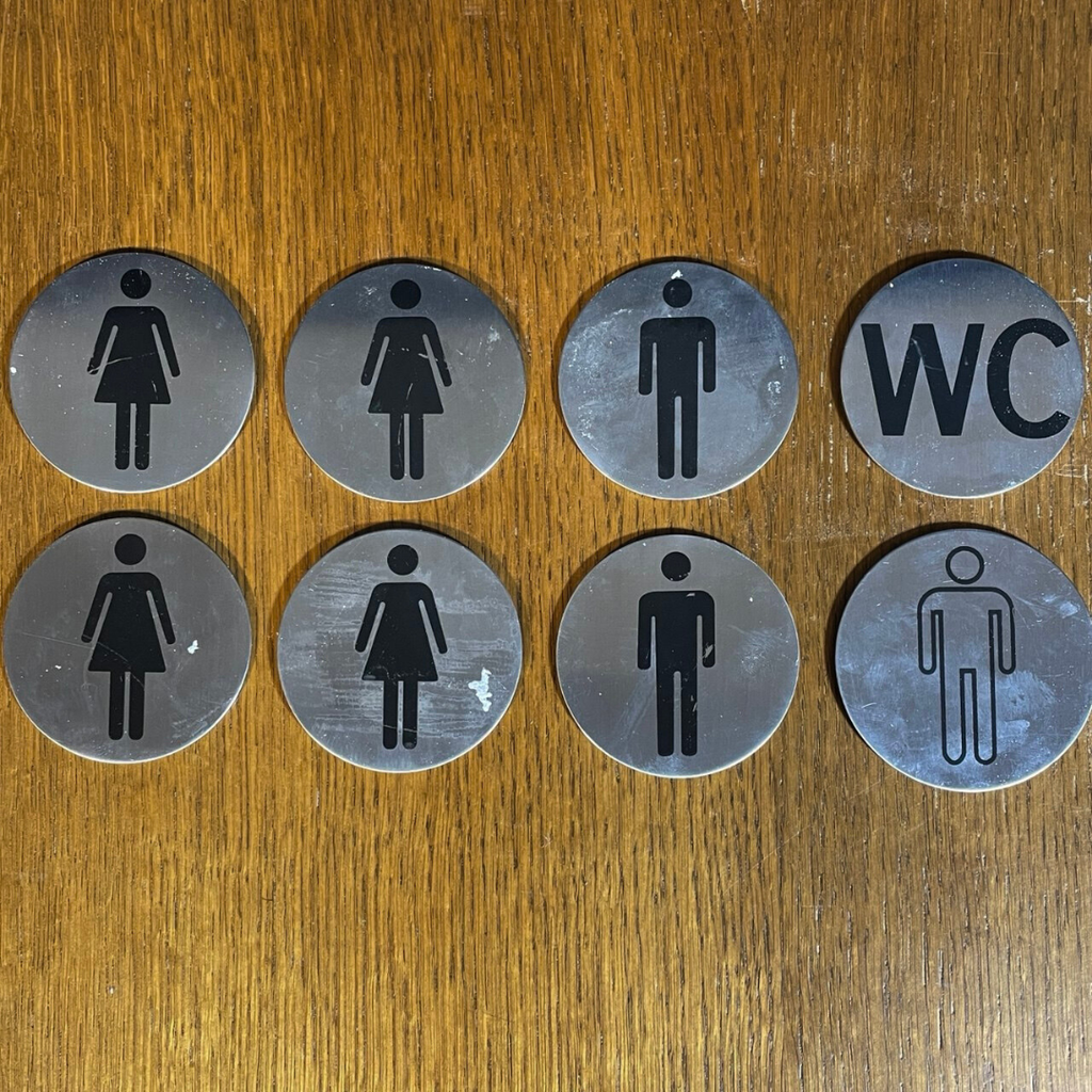 Signalétique de toilettes rond – Image 2