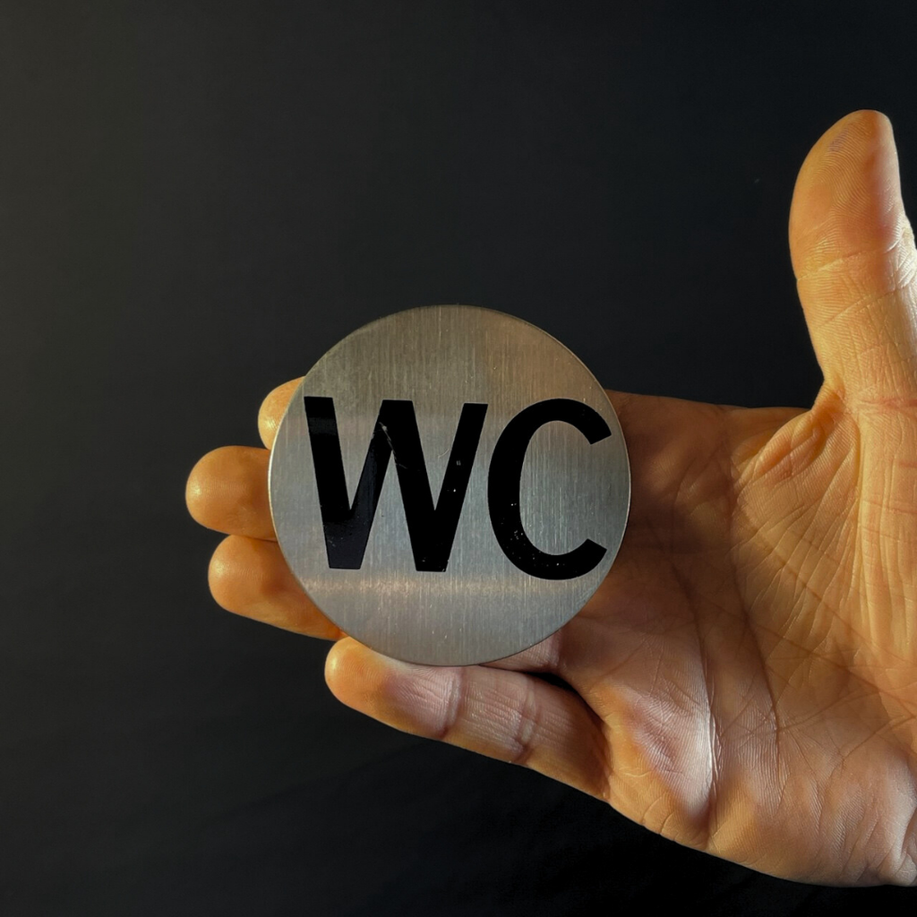 Signalétique de toilettes rond – Image 3