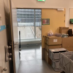 Porte à battants double large