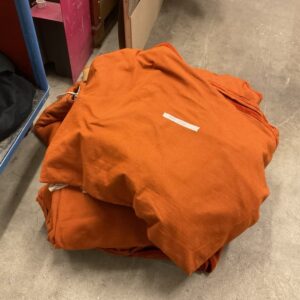 Rideaux de théâtre orange