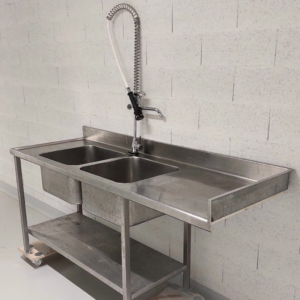Evier inox professionnel