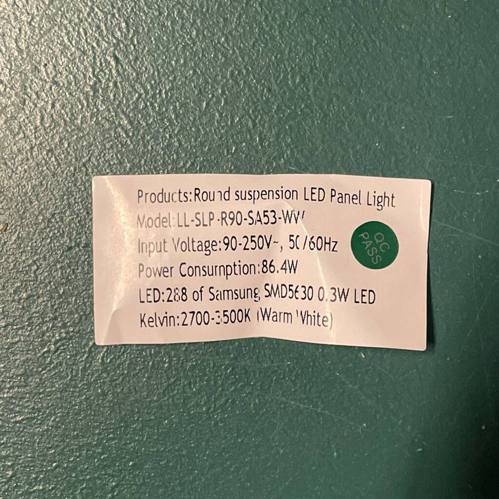 Plafonnier rond LED (très) grand – Image 3