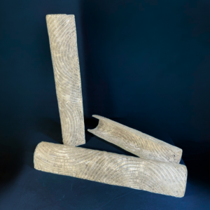 Applique tubulaire en verre de Murano