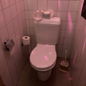 Cuvette de toilette sur pied