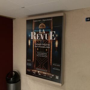 Panneau d’affichage retro-éclairé