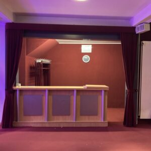 Rideaux velours rouge