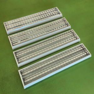 Lot de 4 - Plafonnier à grille