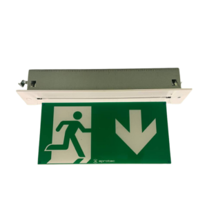 Luminaire de sortie de secours à encastrer