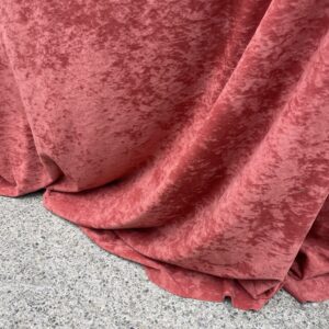 Tissu velour rose