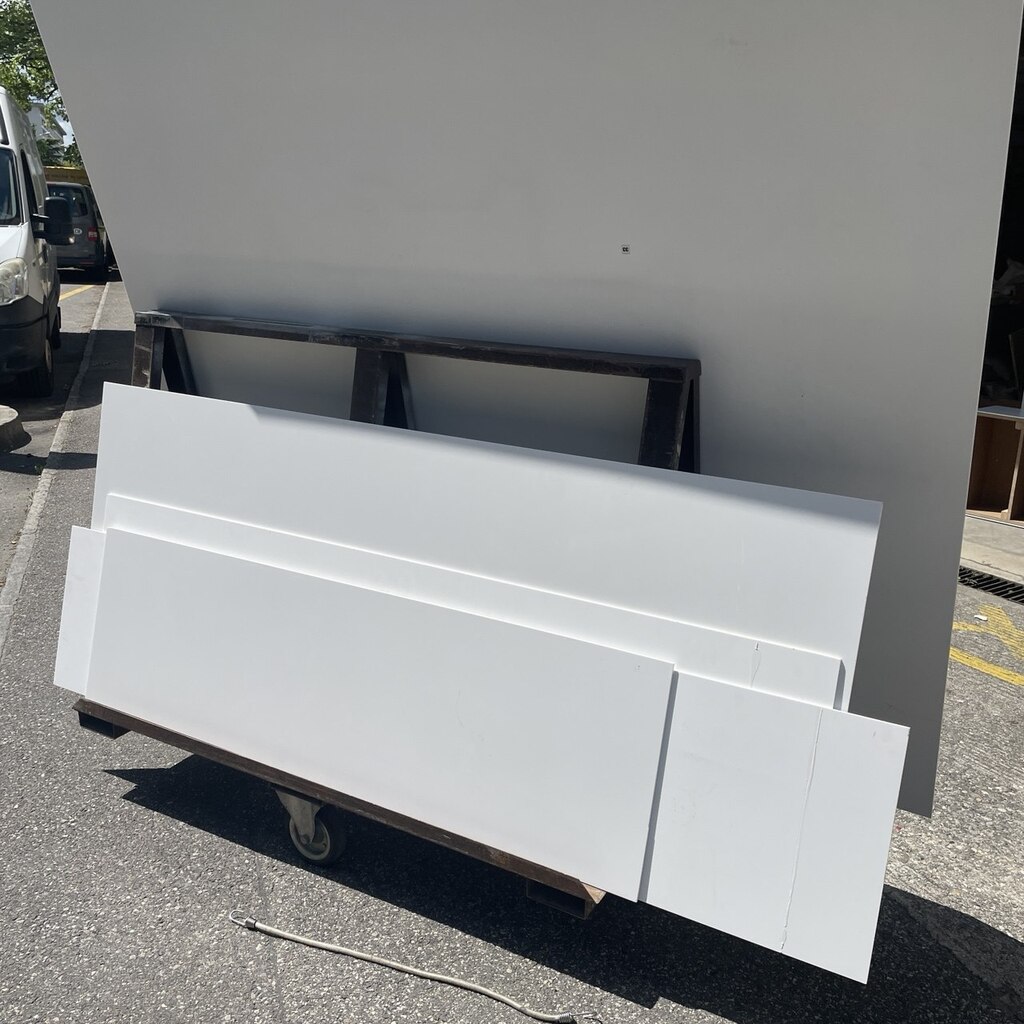 Panneaux de Corian White épaisseur 6mm – Image 3