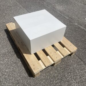Socle d'exposition corian 60 x 60 x 30