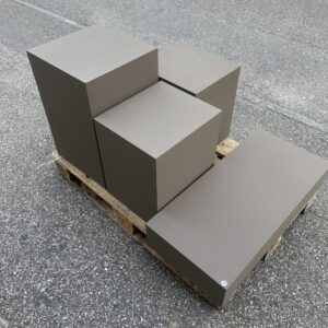 Socle d'exposition marron 40x45x35